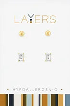 Gold Layers Earring Options