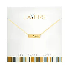 Gold Layers Necklace Options