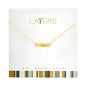 Gold Layers Necklace Options