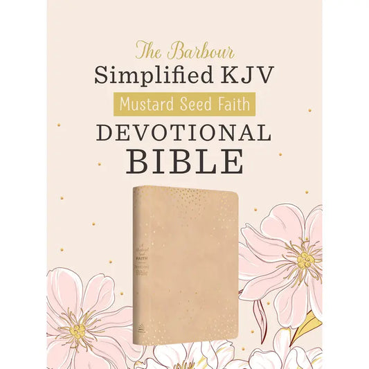 Mustard Seed Faith Devotional Bible—Skjv [Beige Polka Dots]