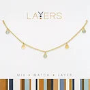 Gold Layers Necklace Options