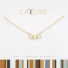 Gold Layers Necklace Options