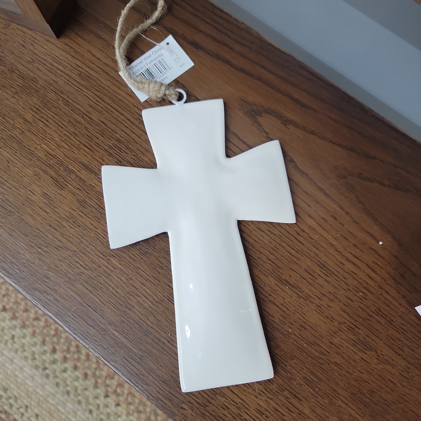 8" Enamel Wall Cross