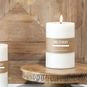 White LED Pillar Candle 6in