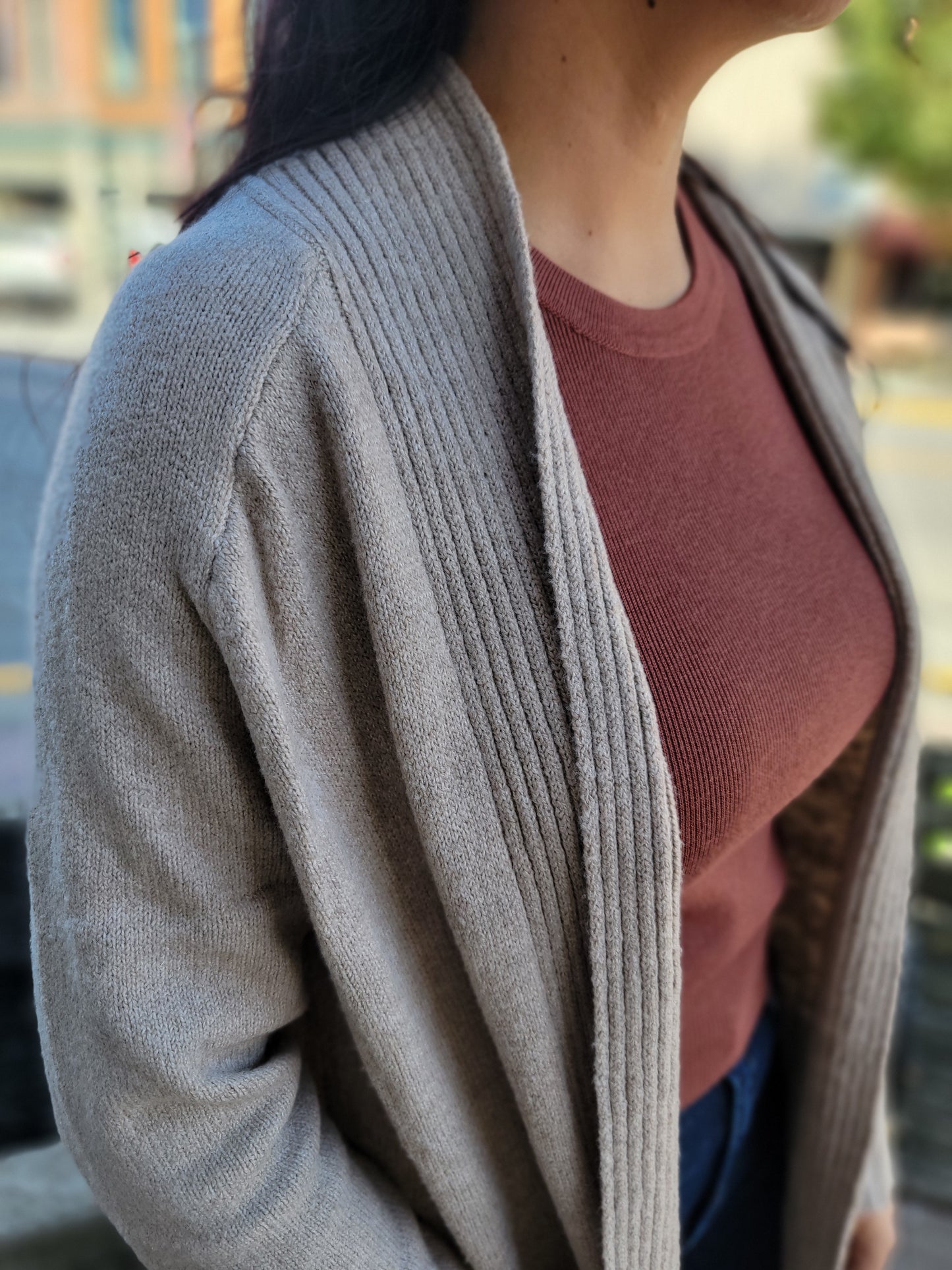 Ribbed Cardigan