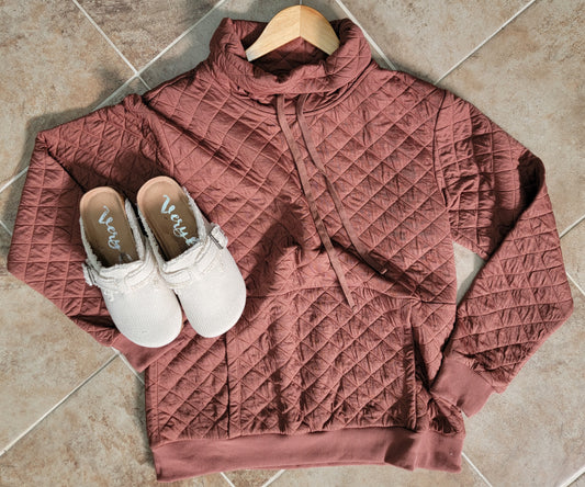 Quilted Pullover