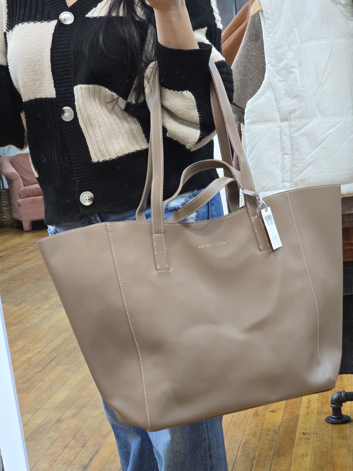 Perri Tote Bag-Mocha