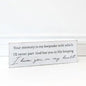12x4x1.5 Wood Sign-In My Heart
