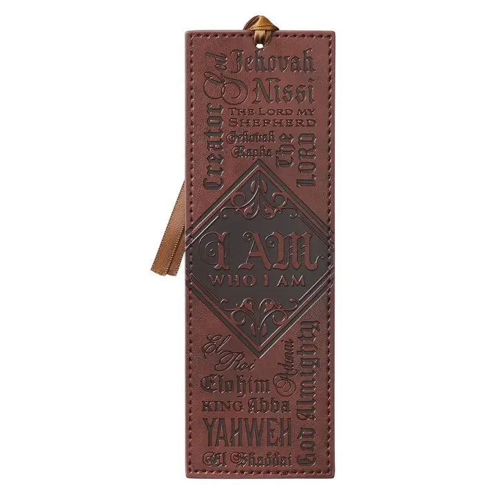Leather Names Of God Bookmark