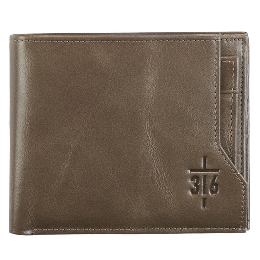 John 3:16 Leather Wallet