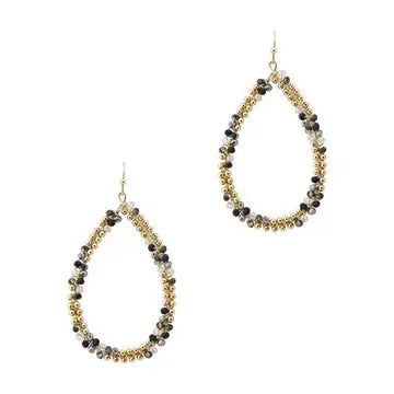 Saba Black Multi Earrings