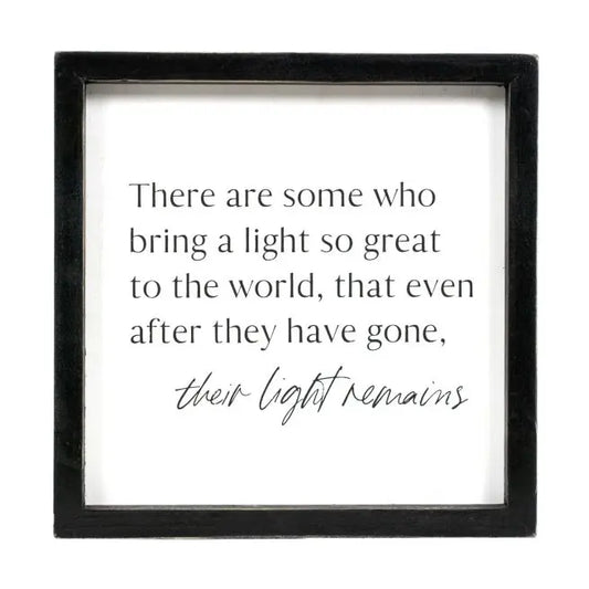 9x9 Wood Frame Sign Forever