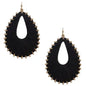 Panda Black Earring