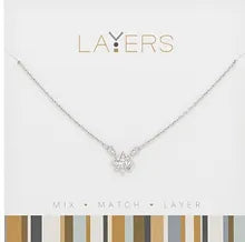 Silver Layers Necklace Options