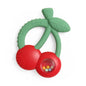 Cherry Silicone Teether with Rattle