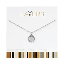 Silver Layers Necklace Options