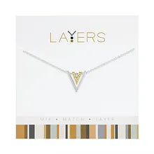 Silver Layers Necklace Options