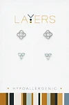 Silver Layers Earring Options