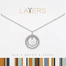 Silver Layers Necklace Options