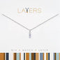 Silver Layers Necklace Options