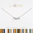 Silver Layers Necklace Options