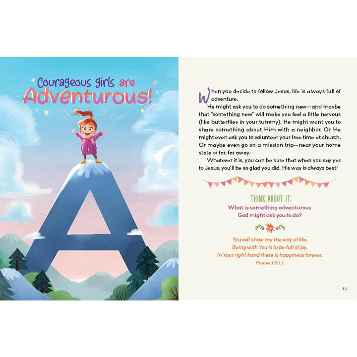 A To Z Devotions For Courageous Girls