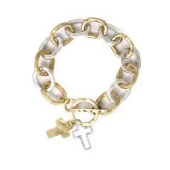 Halk Gold Silver Bracelet