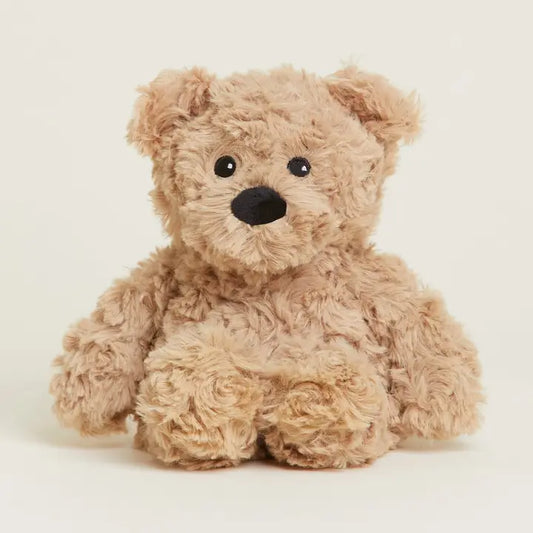 Brown Curly Bear Warmies Junior