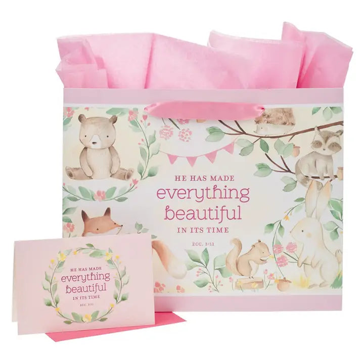 Everything Beautiful Large Gift Bag & Card