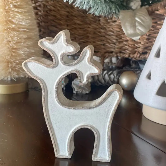 Carved Christmas Reindeer