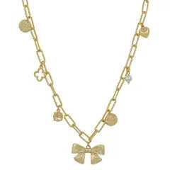 Gold Charm Necklace