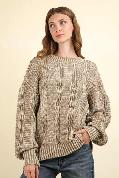 Two Toned Sweater