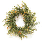 Golden Fall Buds & Baby's Grass Candle Ring, 6.5"