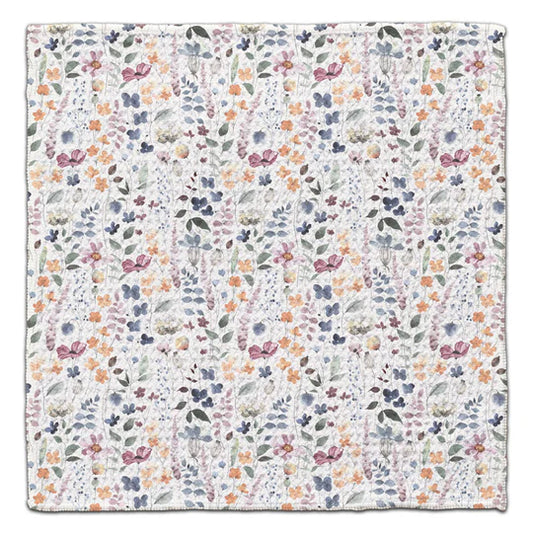 Wildflowers w/White Back Eco-Friendly Towel