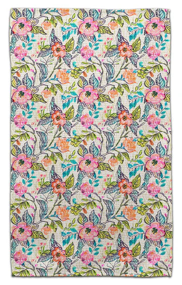 Tea Poppies Eco-Friendly Washcloth