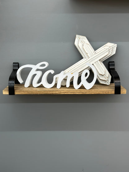 F2F Wood Cross White
