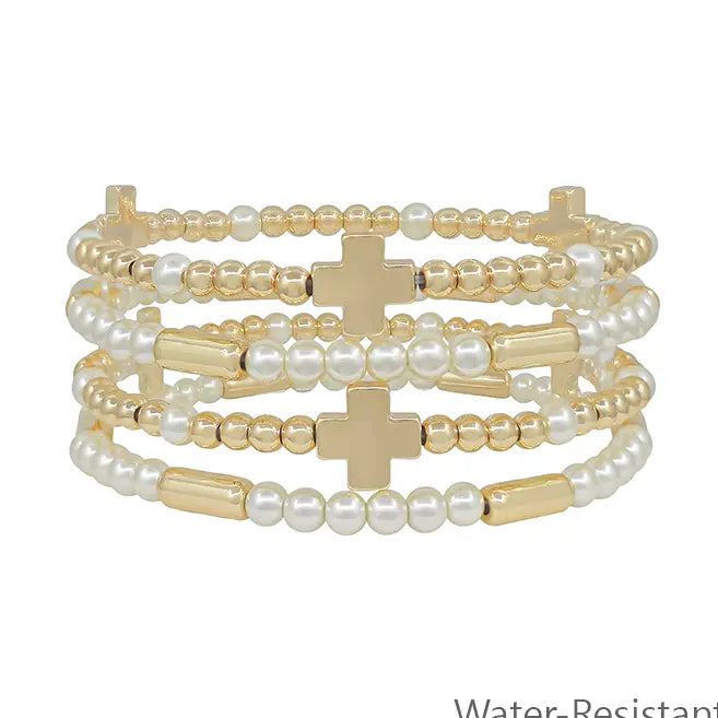 Kid Gold Pearl Bracelet
