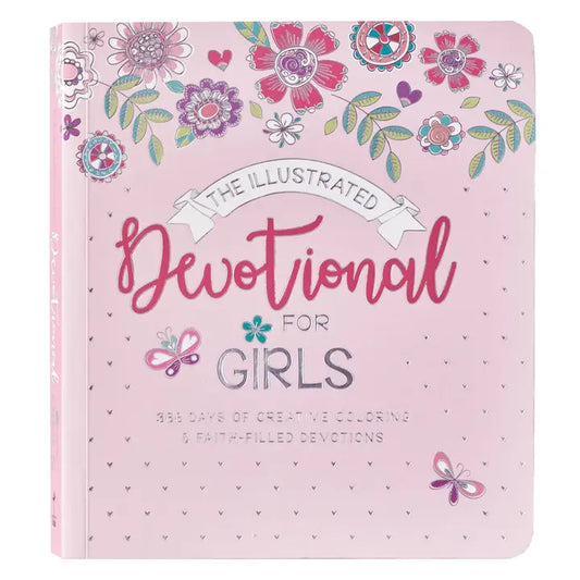 Kid Book Illustrated Devotional For Girls Softcover