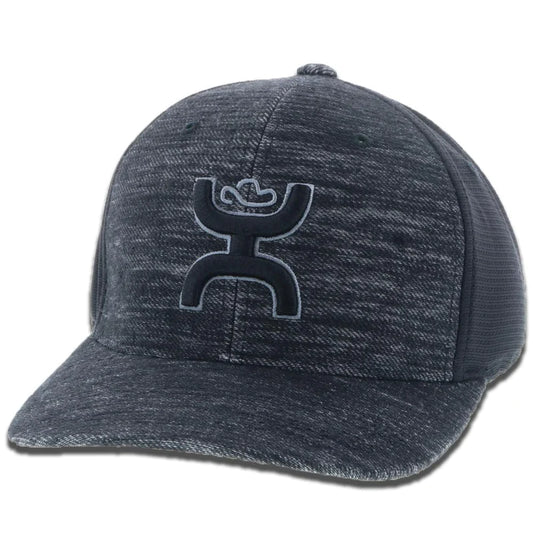 Ash Hooey Black Flexfit L/XL Hat