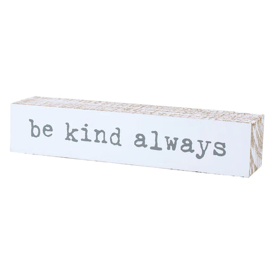 Be Kind Large Block Sitter