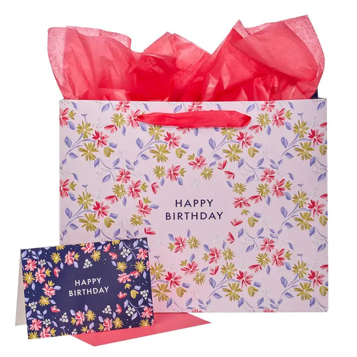 Happy Birthday Gift Bag Set