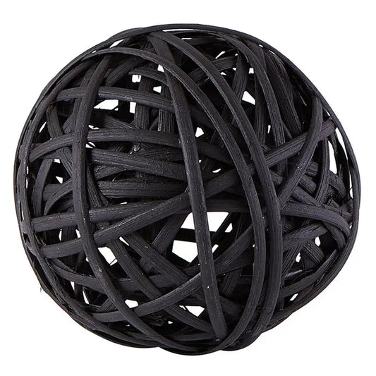 Black Rattan Ball