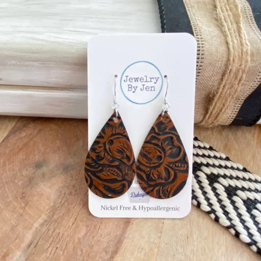 Brown & Black Tooled