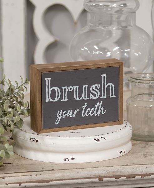 Farmhouse Bathroom Box Sign