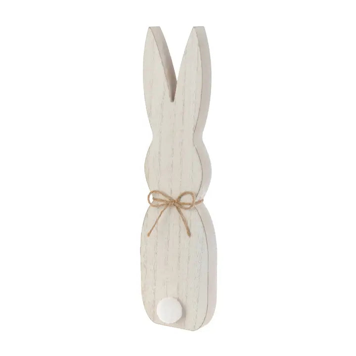 Lg. White Washed Bunny