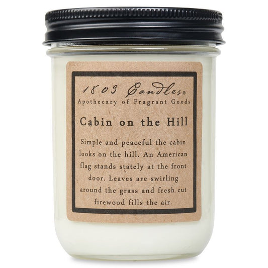 Cabin on the Hill 1803 Candle