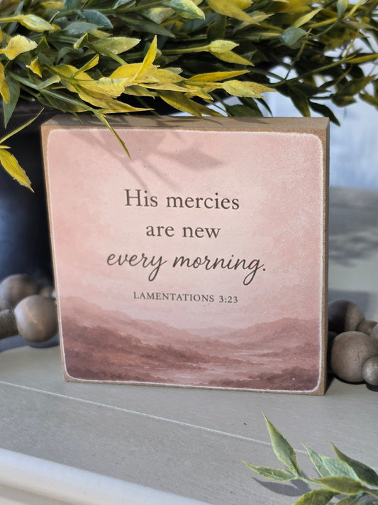 4x4 His Mercies