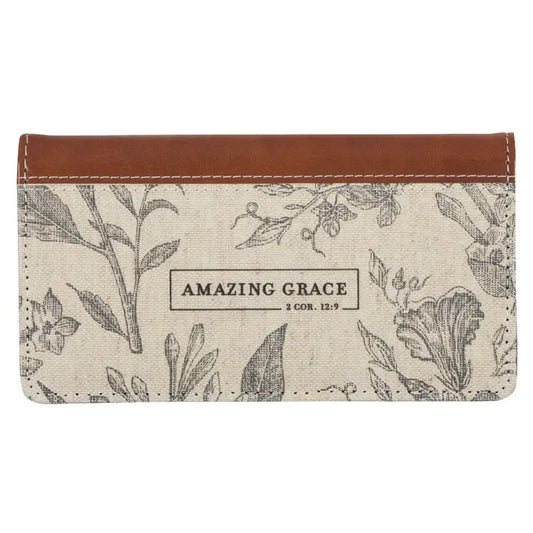 Checkbook Wallet Amazing Grace