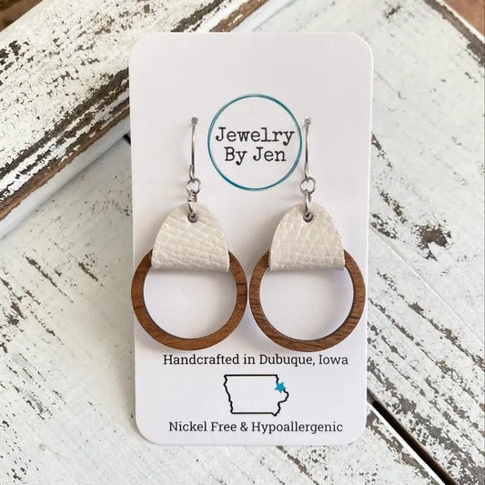 Cream Wooden Hoop
