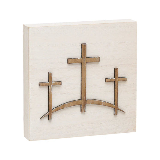 Crosses Block Sign